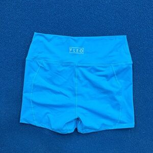 Fleo Vibrant Blue Shorts Gymnastics/Crossfit/Tumbling/Cheer-new
